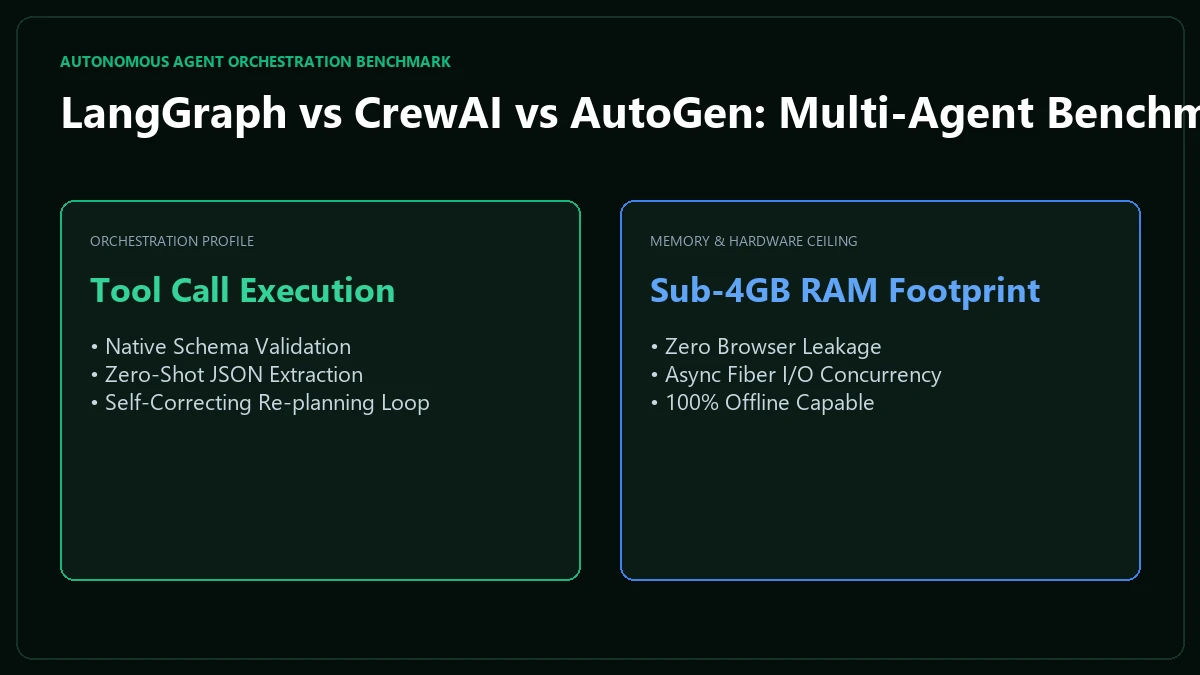 LangGraph vs CrewAI vs AutoGen: Multi-Agent Benchmark 2026 Empirical Latency & Architecture Diagram