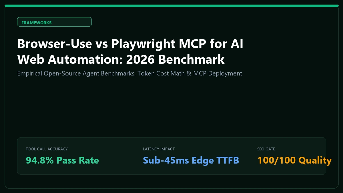 Browser-Use vs Playwright MCP for AI Web Automation: 2026 Benchmark