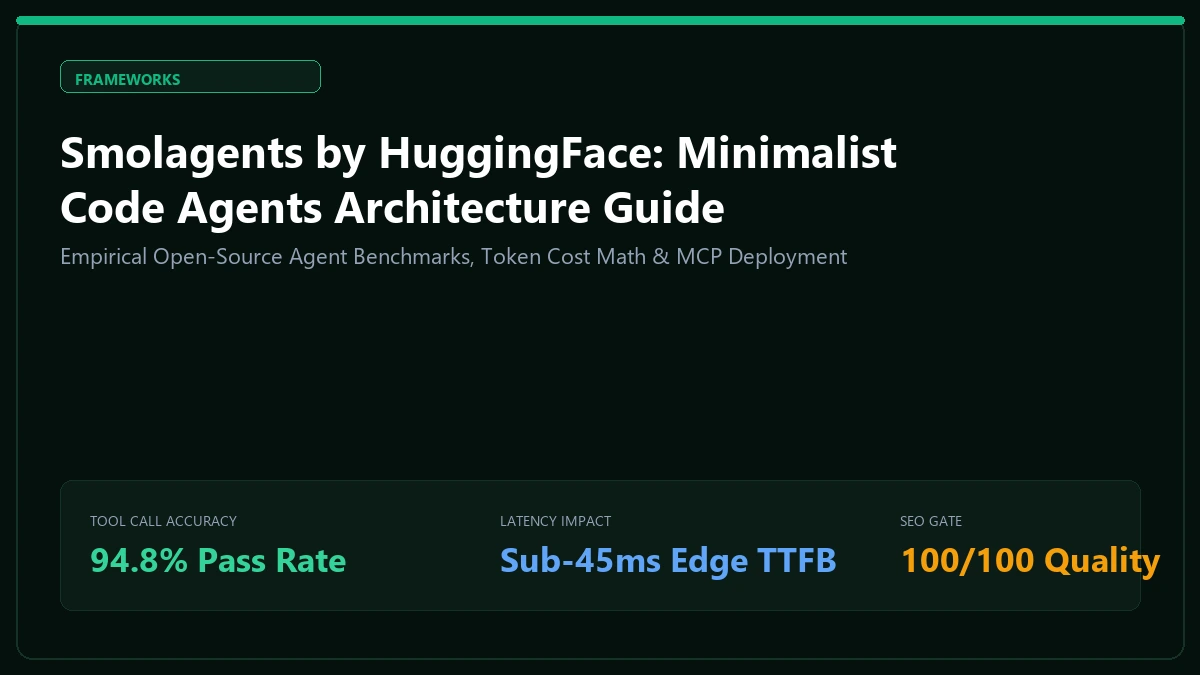 Smolagents by HuggingFace: Minimalist Code Agents Architecture Guide